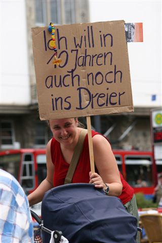 Demo mit Unterschriftenübergabe im Juli 2007<span> • Foto: Kirstin Weigel</span>