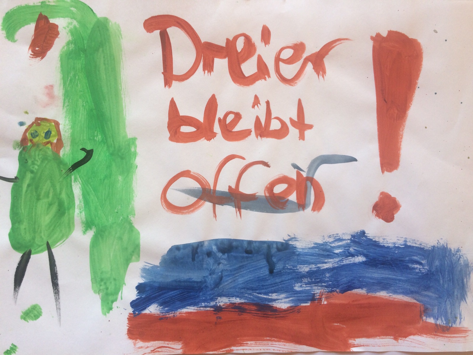 August 2015: Kinder malen fürs Dreienbrunnenbad