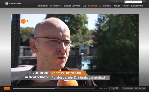Presse: ZDF Heute in Deutschland<span> • ZDF Mediathek: Heute - in Deutschland, 26.08.2016 14:00</span>